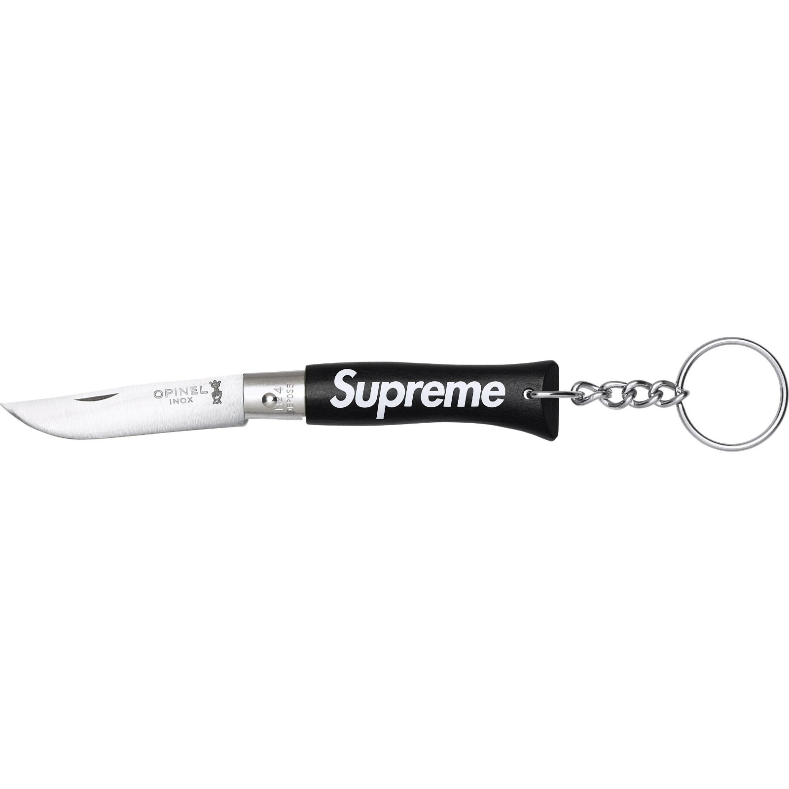 Supreme Opinel No. 4 Keychain Pocket Knife (Black)