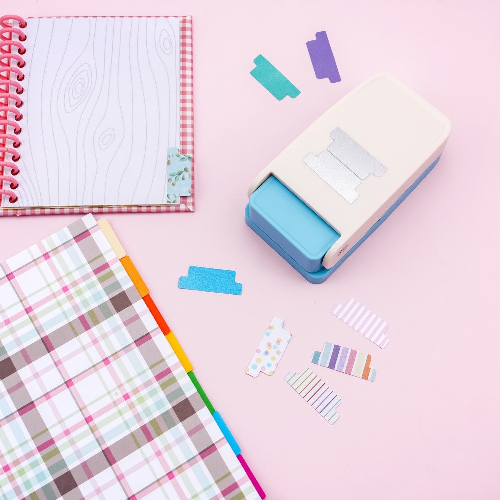 DIY Tab Maker Craft Paper Tab Punch for Journals Notebooks Scrapbook Albums
