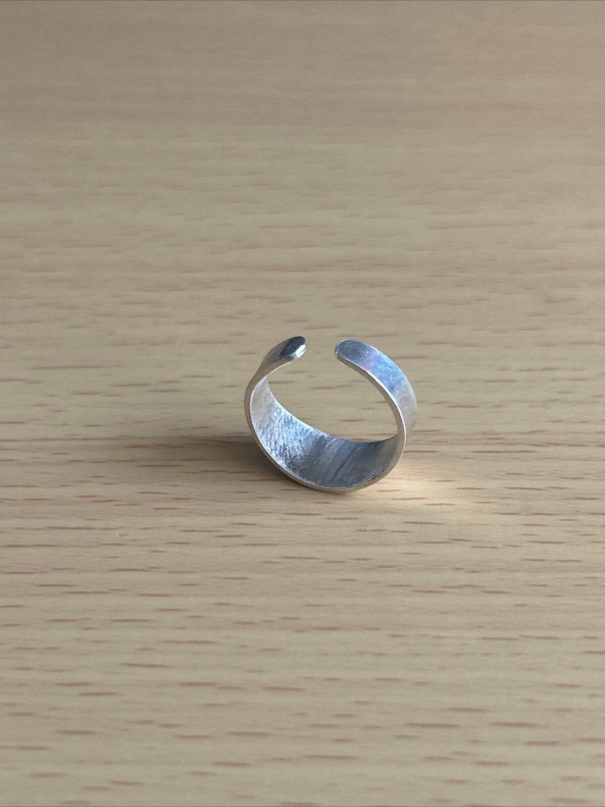 925 Sterling Silver Plain Band Toe Ring