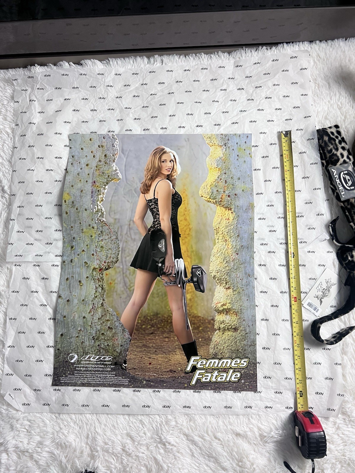 Keely Watson DYE Paintball Poster DM4 🔥 VTG, Mint - WDP Angel DM4 DM3 Matrix