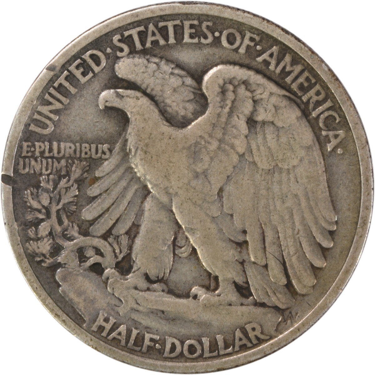 1921 Walking Liberty Silver Half Dollar VF Uncertified #304