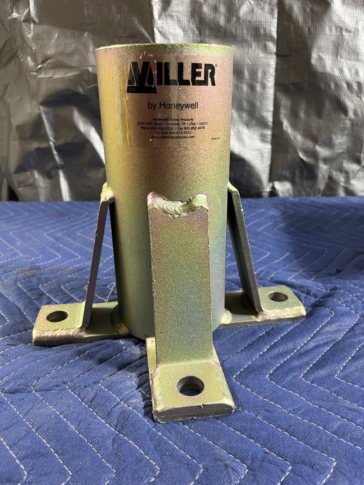 Miller DH-7ZP Floor Mount Sleeve Zinc Plated NEW