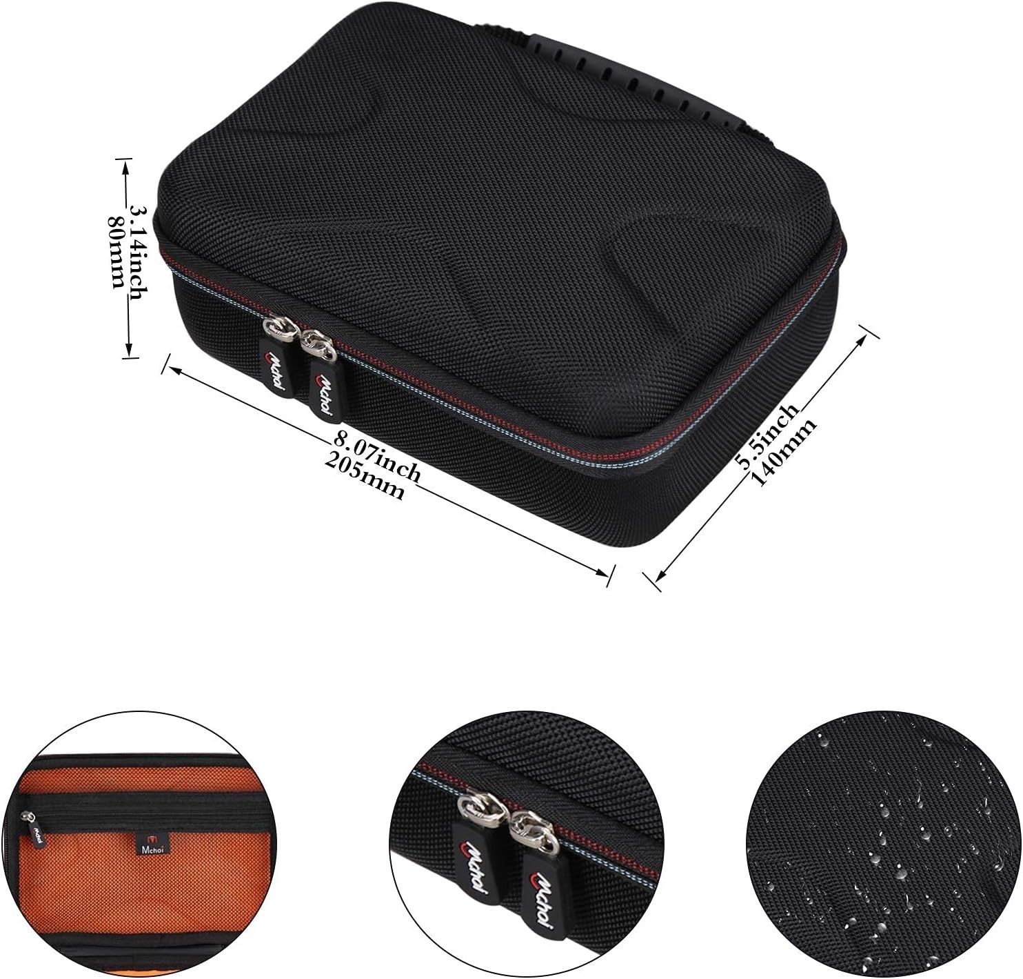 Hard EVA Travel Case for Focusrite Scarlett 2i2 Audio Interface Accessories