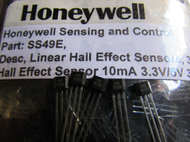 Honeywell SS49E Linear Hall Effect Sensors 3-Pin 6 Pieces USA FAST FREE SHIPPING