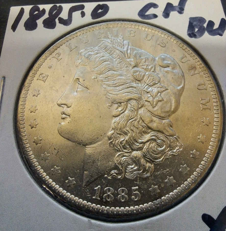 1885-O Morgan Silver Dollar Gem BU Bargain $90/oz Silver