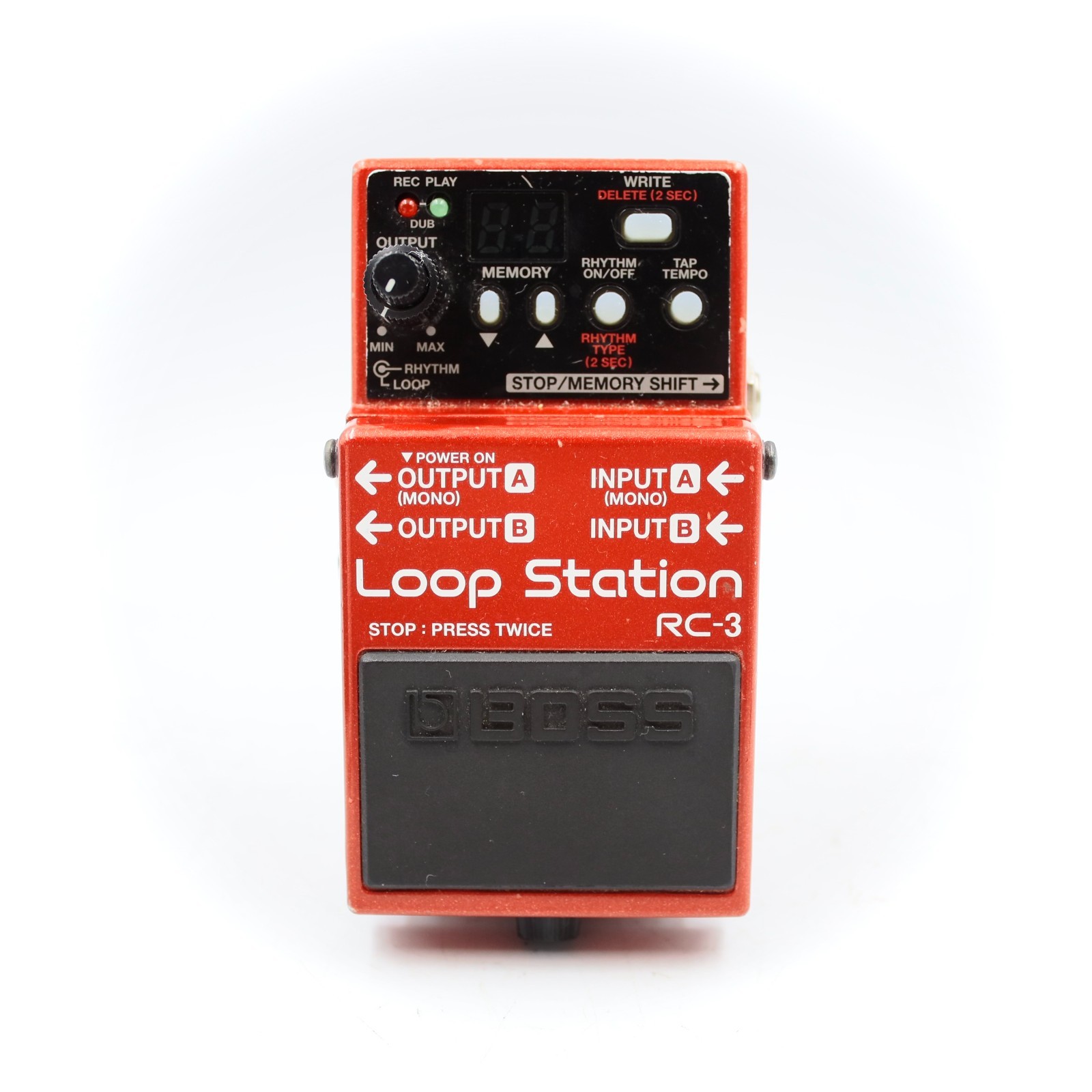 BOSS RC-3 Loop Station With Original Box Looper Phrase Recorder Pedal