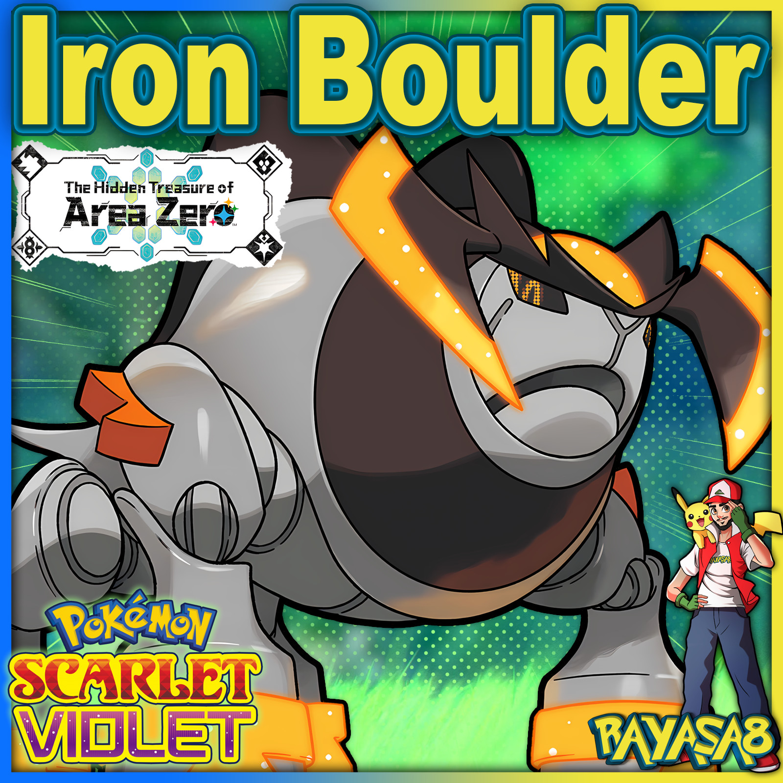 Paradox Pokemon Iron Boulder Best Stats Scarlet and Violet Pokémon Home