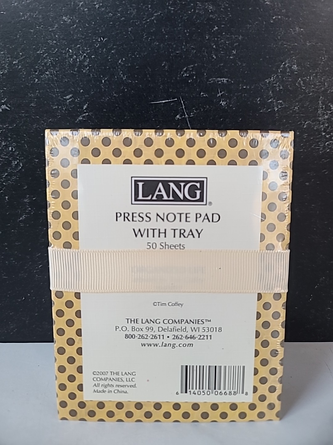 Lang Press Daisy Note Pad With Tray 50 Sheets 2007