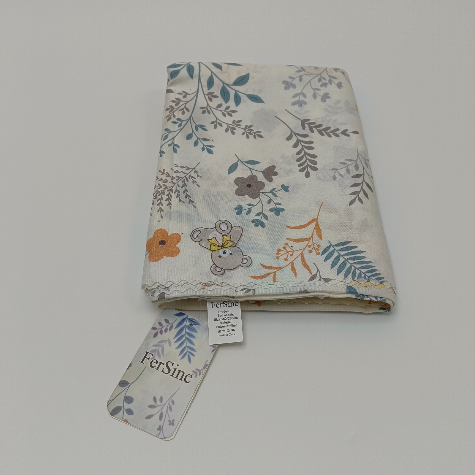 FerSinc Bed sheets Breathable and comfortable printed bed sheets, size 150x230cm