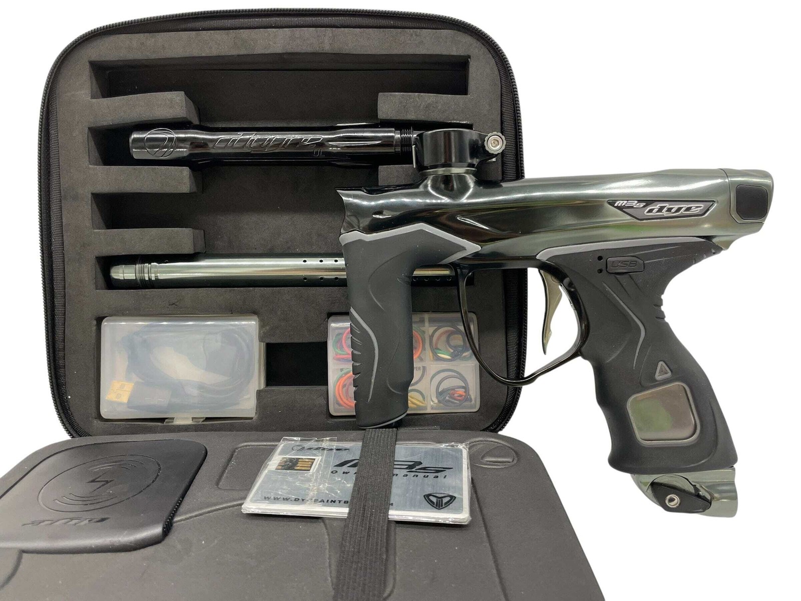 Dye M3s Grey To Black Fade Paintball Marker
