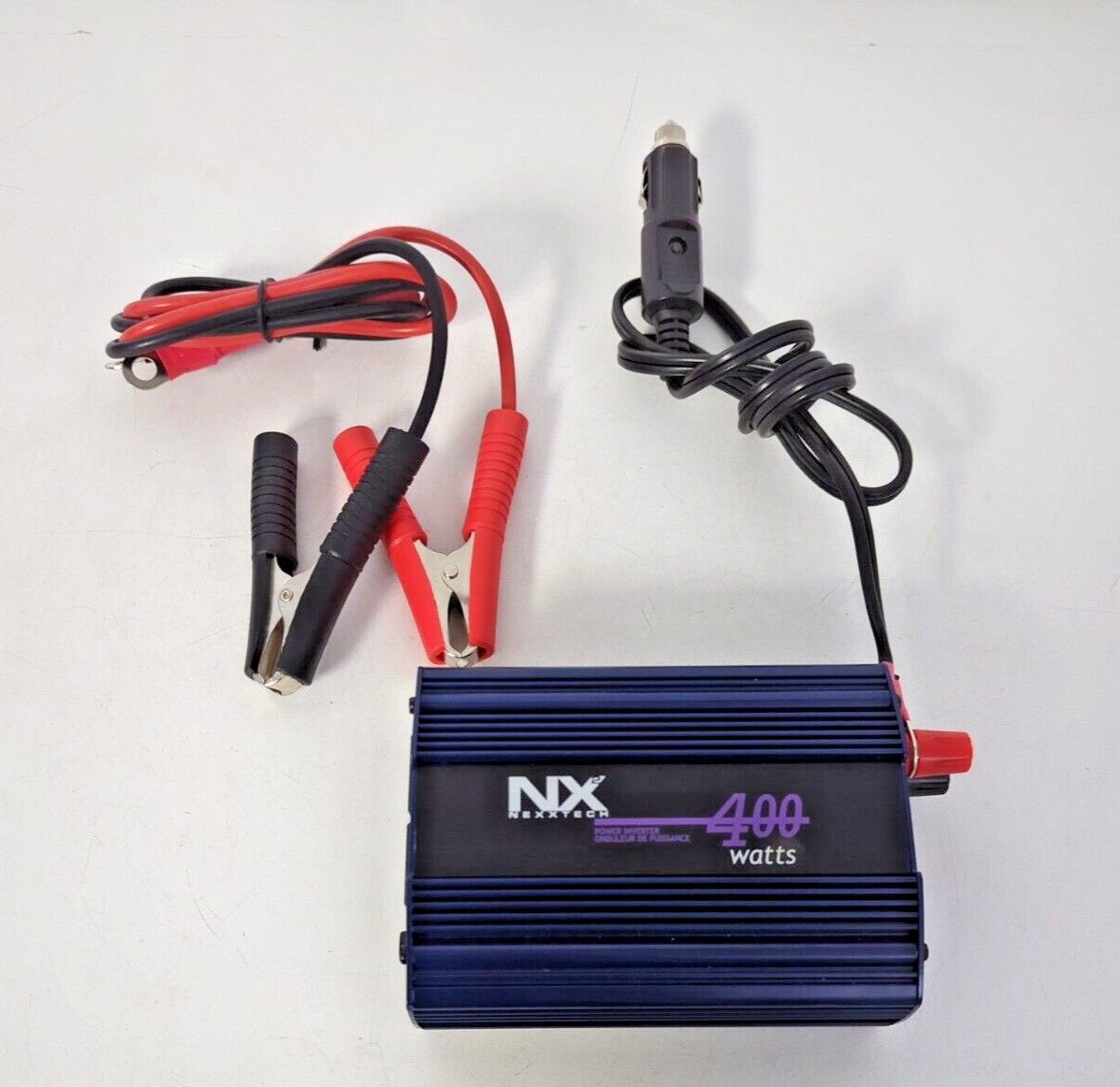 NEXXTECH POWER INVERTER 400 WATTS 115VAC, 60 Hz, 2.6A max - FULLY FUNCTIONAL