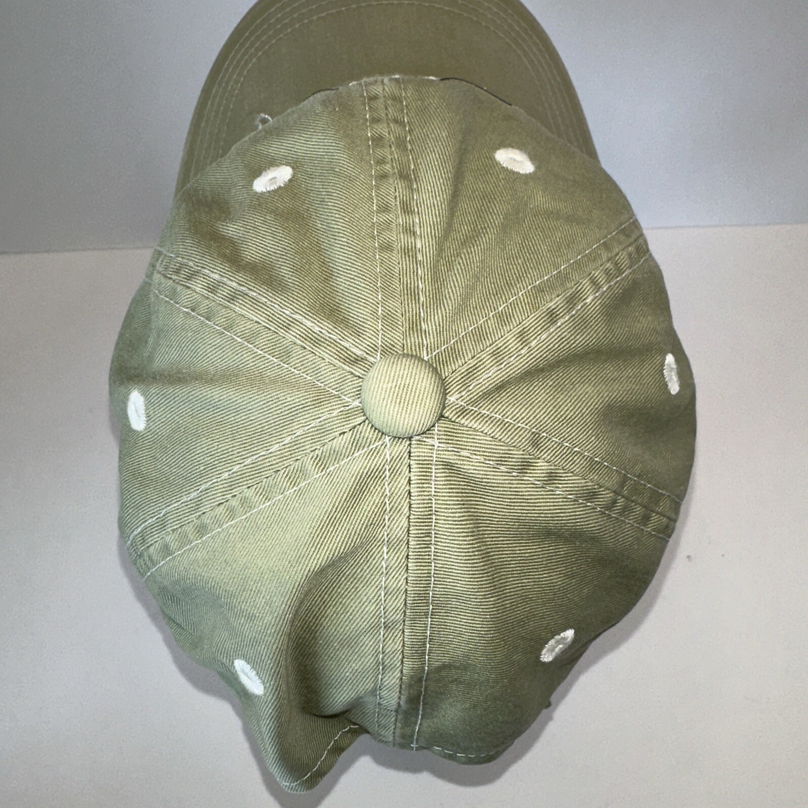 Tony Butler Golf Course Green with White Hat Cap Hook Loop Cotton Imperial