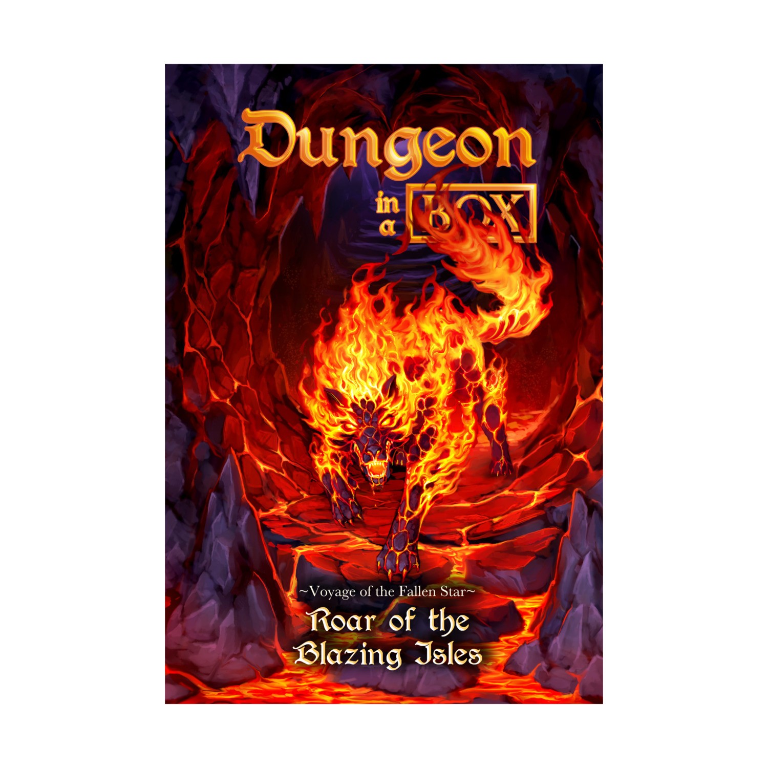 Dungeon in RPG  Voyage of the Fallen Star #2 - Roar of the Blazing Isles,  VG+