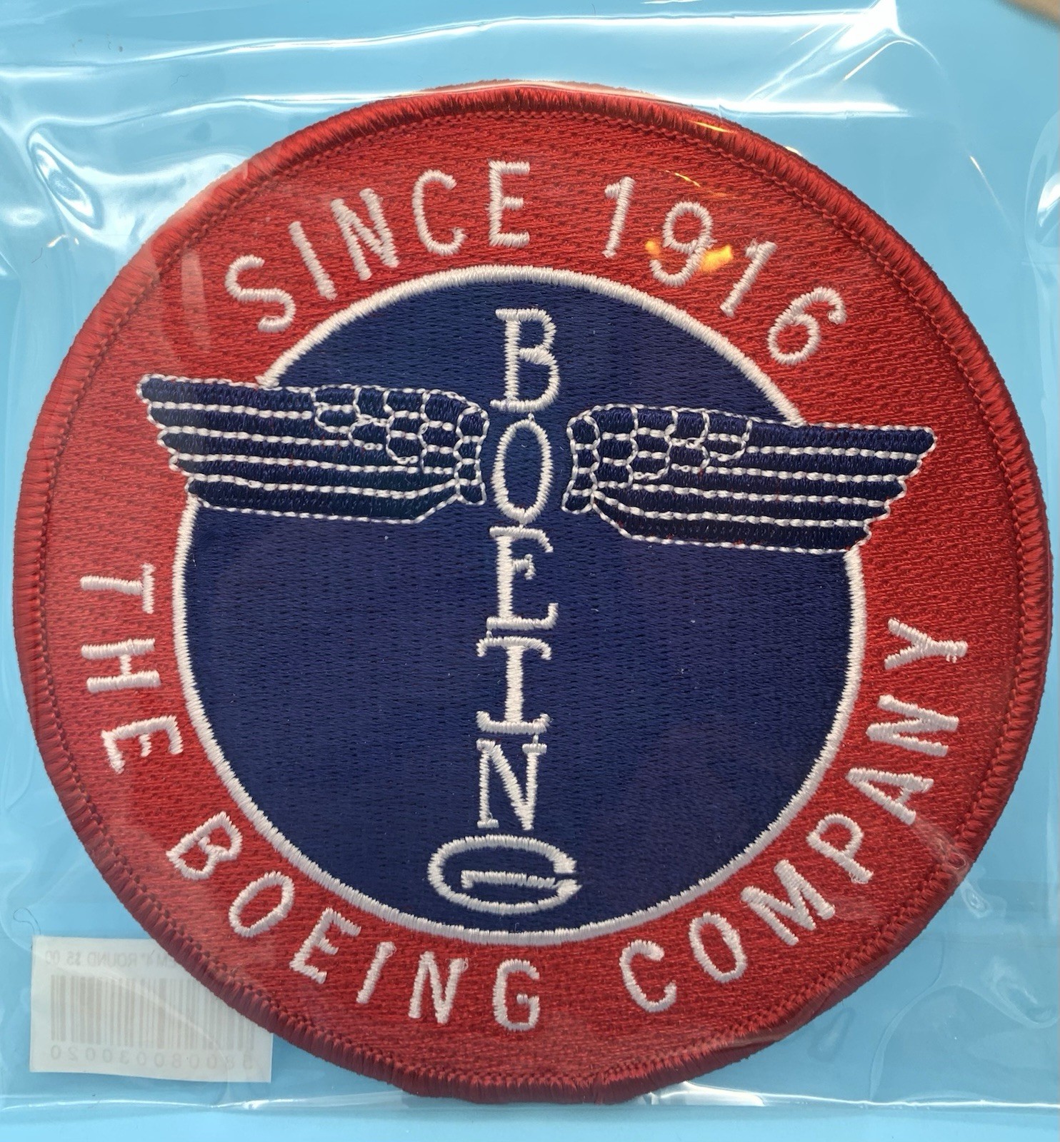 Boeing Airlines Patch 1916 Totem Logo The BoeingCompany 4”  Embroidered Patch