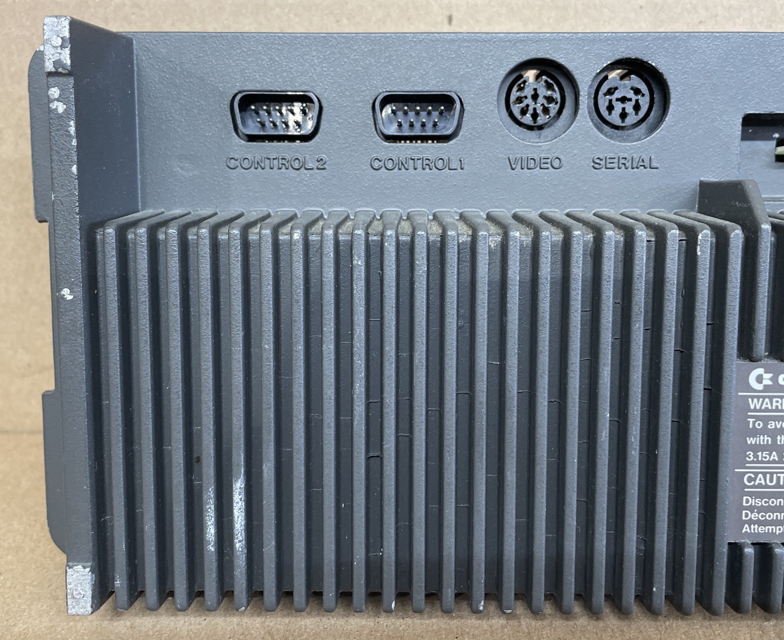 Heatsink Commodore SX-64 + component Connector MDK 43V-0PCB | UNTESTED