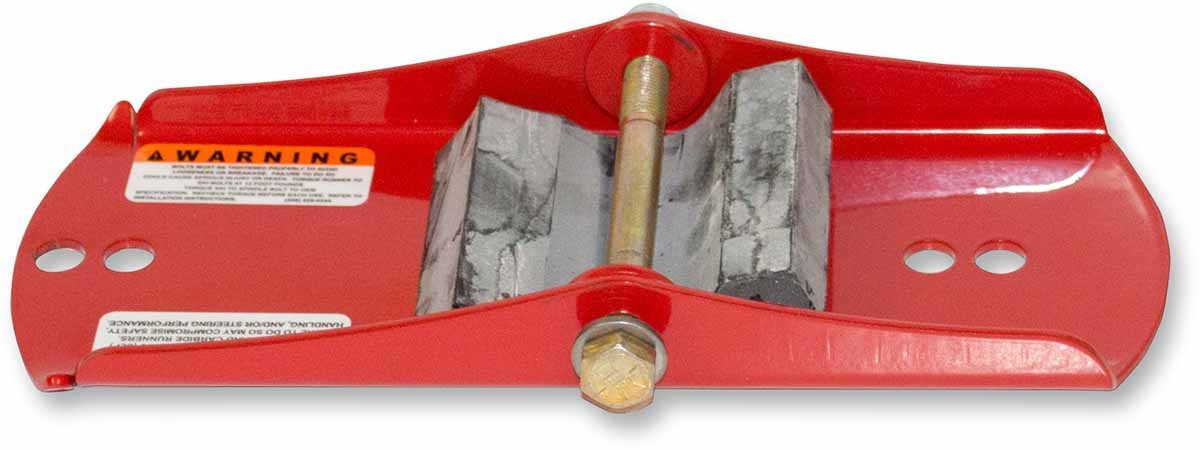 Starting Line Ski Mounting Saddle Bracket for Std Use-Bright Red for 1989-1998