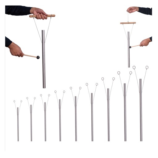 New 9 Sacred Solfeggio Pipes -louder than Tuning forks for Sound Healing Therapy