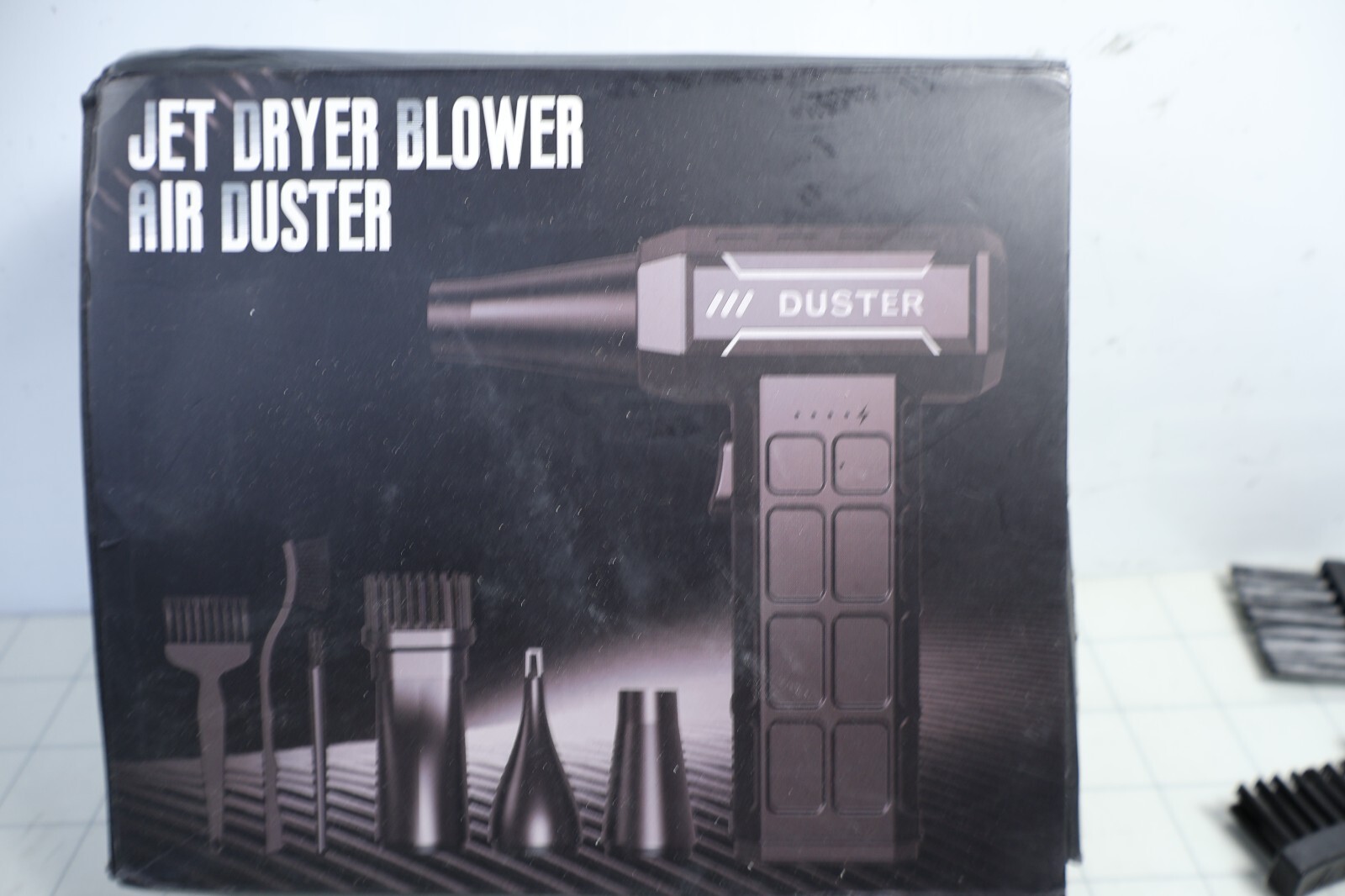 Jet Dryer Blower Air Duster with Attachments and Brushes NEW