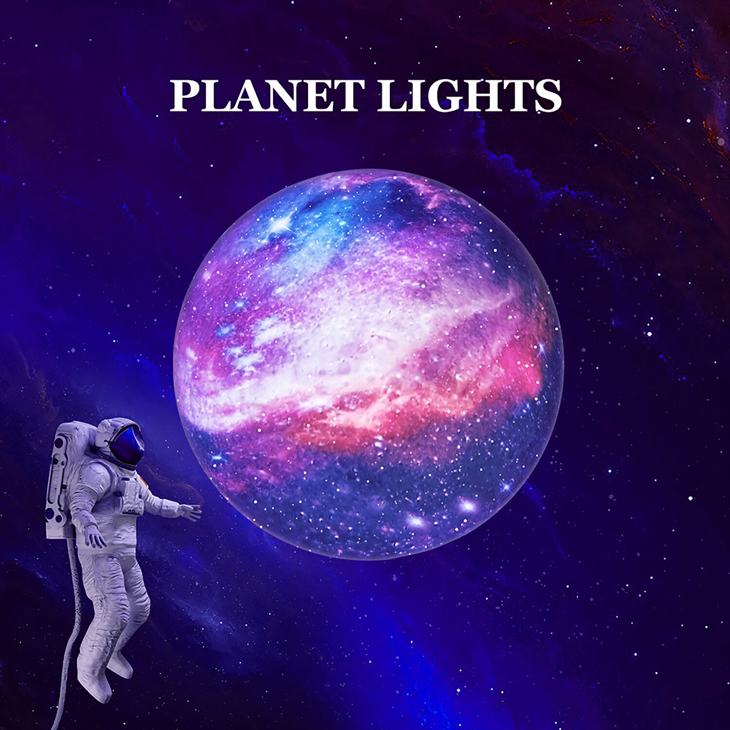 3D Moon Night Light Table Lamp USB Charging Remote Touch Control Home Decor Gift