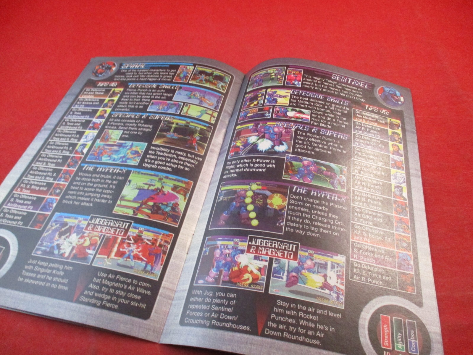 X-Men Children of the Atom EGM Supplement Mini Tip Booklet Guide