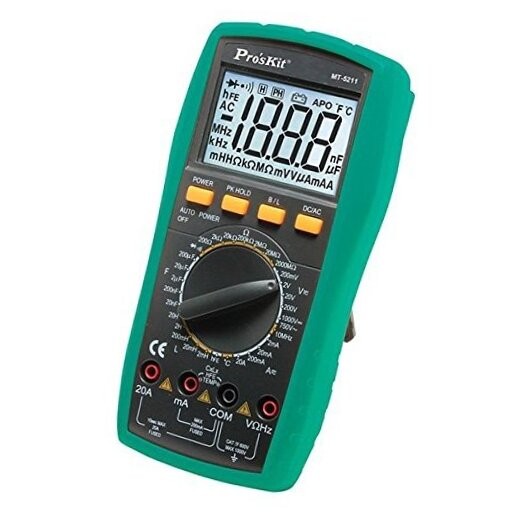 MT-5211 Digital LCR Mustimeter, 3-1/2" Black