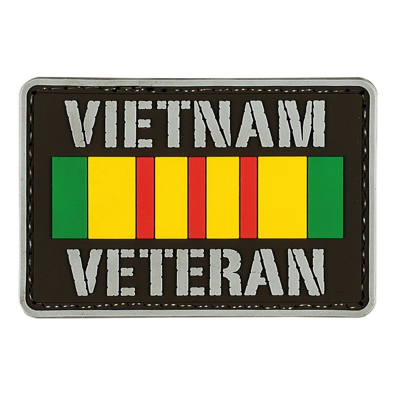 Voodoo Tactical 07-0914000000 Rubber "Vietnam Veteran" Patch
