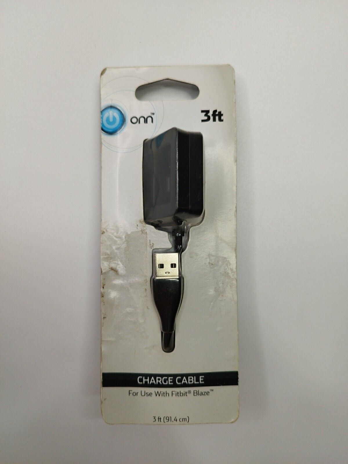 ONN Charge Cable For Use with Fitbit Blaze 3 ft NEW