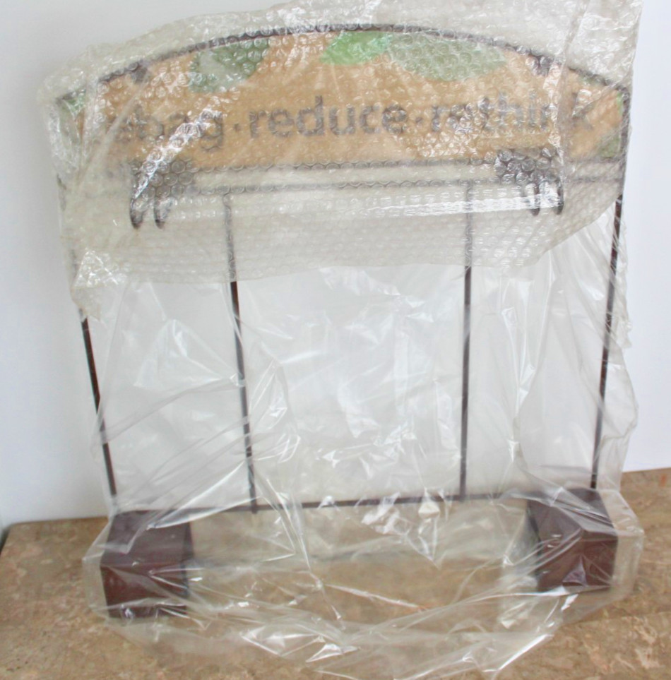 Grocery Store CheckStand Plastic Bag Rack