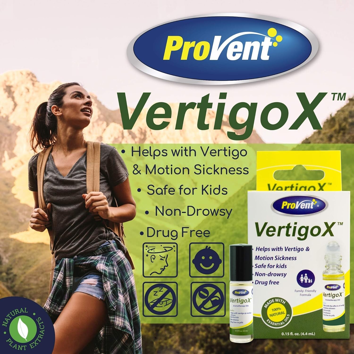Provent Vertigo X Oil, 0.15 Ounce