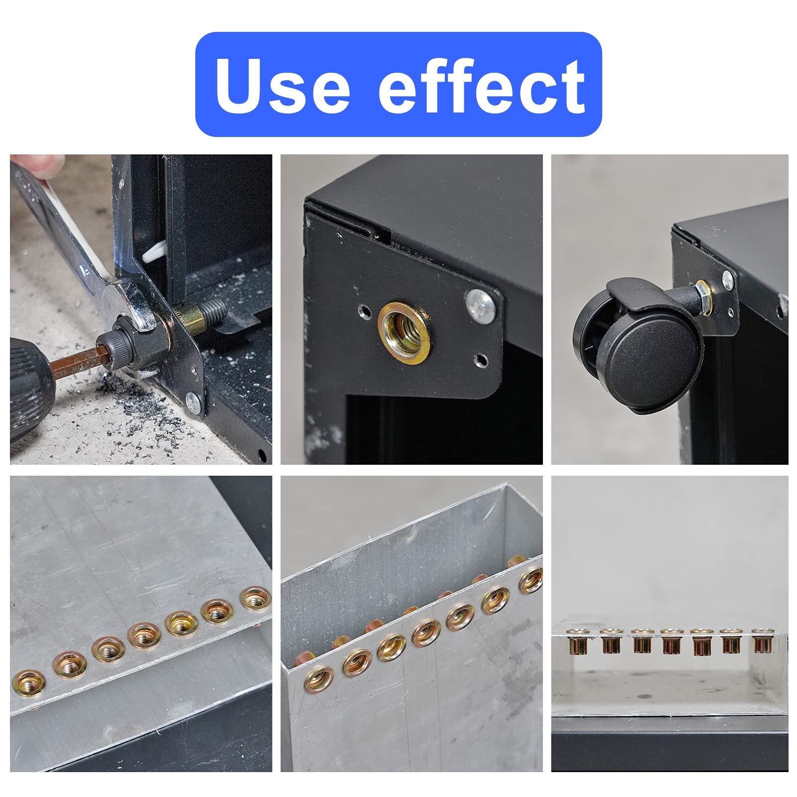 Hand Rivet Nut Gun Head Nuts Simple Installation Manual Riveter Rivnut Tool Kit
