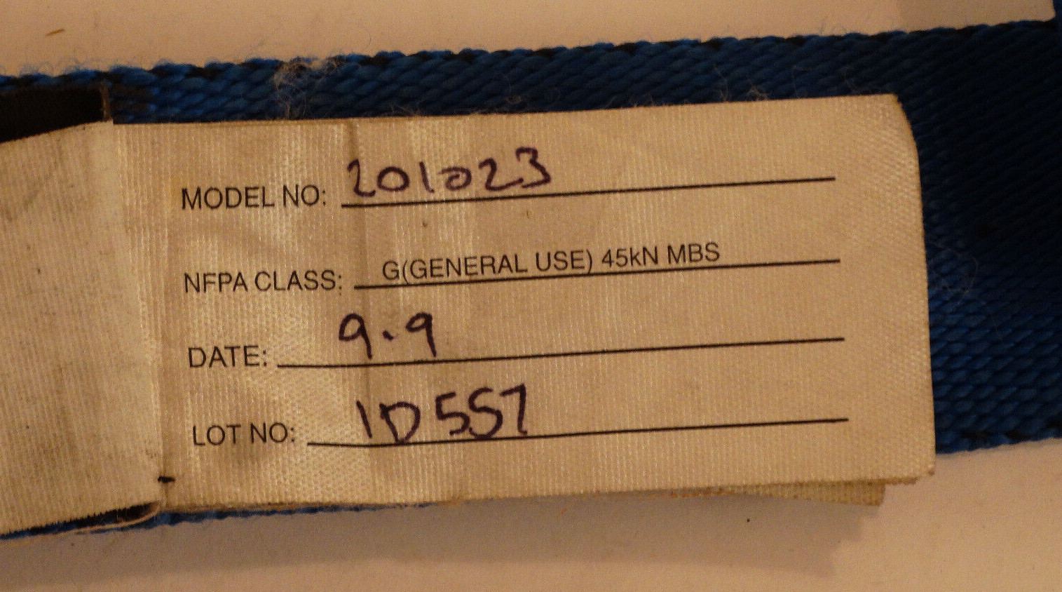 CMC Rescue INC Blue Nylon Anchor Straps