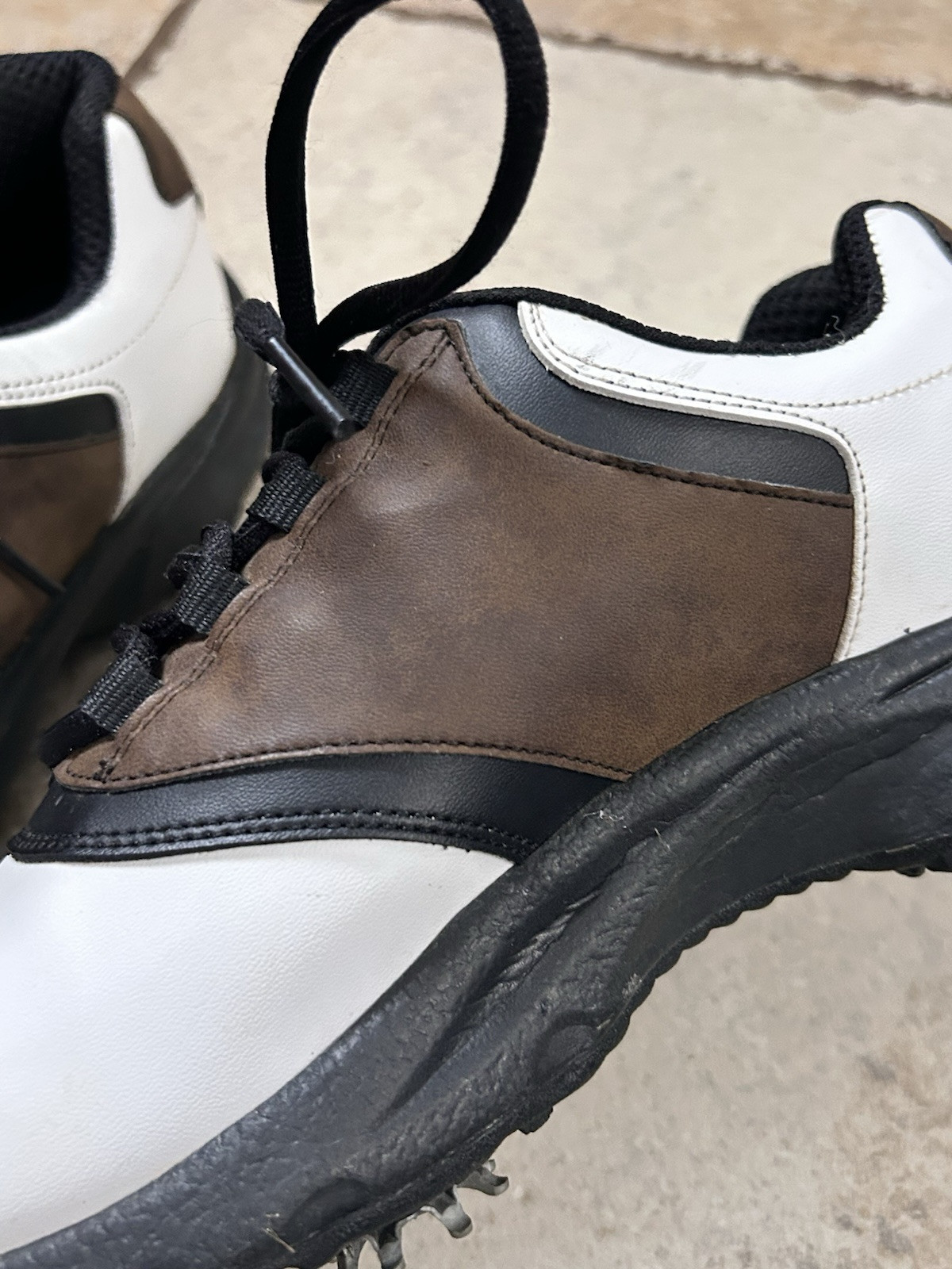 FootJoy GreenJoys Shoes Mens 9M Plastic Spike Golf Cleats Sneakers 45516 White