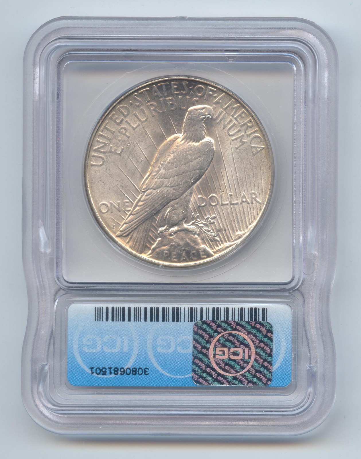 1922-S Peace Dollar, ICG MS-62