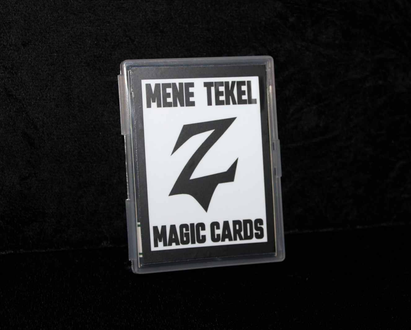 Magic Tutorial MENE TEKEL Trick Deck (playing cards) Classic - Black
