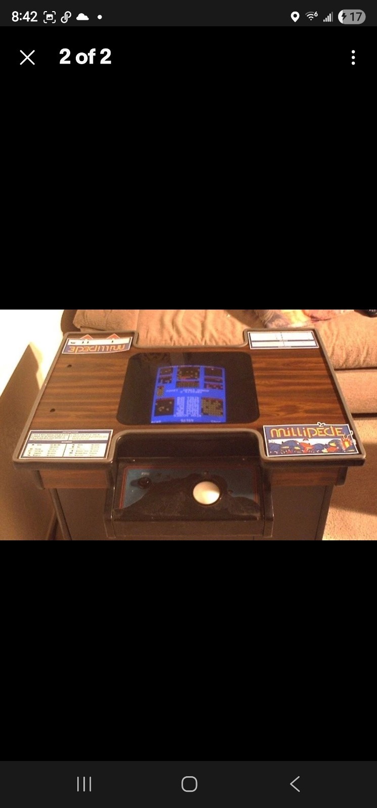 MILLIPEDE ARCADE COCKTAIL MACHINE by ATARI 1980 (Excellent Condition) *RARE*