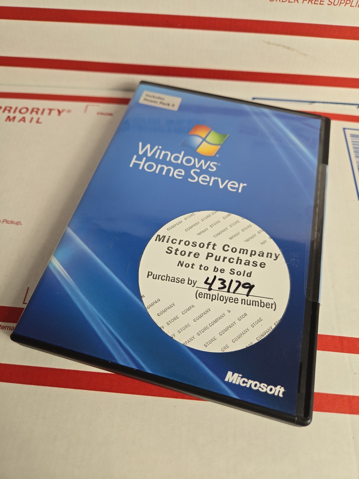 NEW-Windows Home Server 2009 OEM Software DVD with Product Key