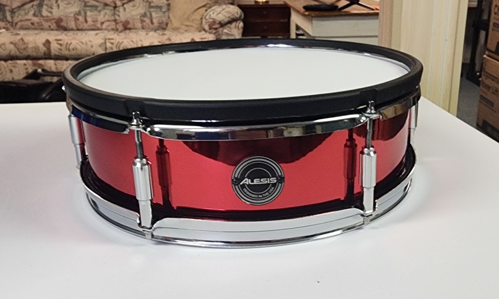 14" Alesis electronic snare drum.