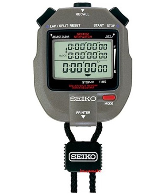 SVAS011 Official SEIKO STOPWATCH SYSTEM / Track and Field Digital Gray