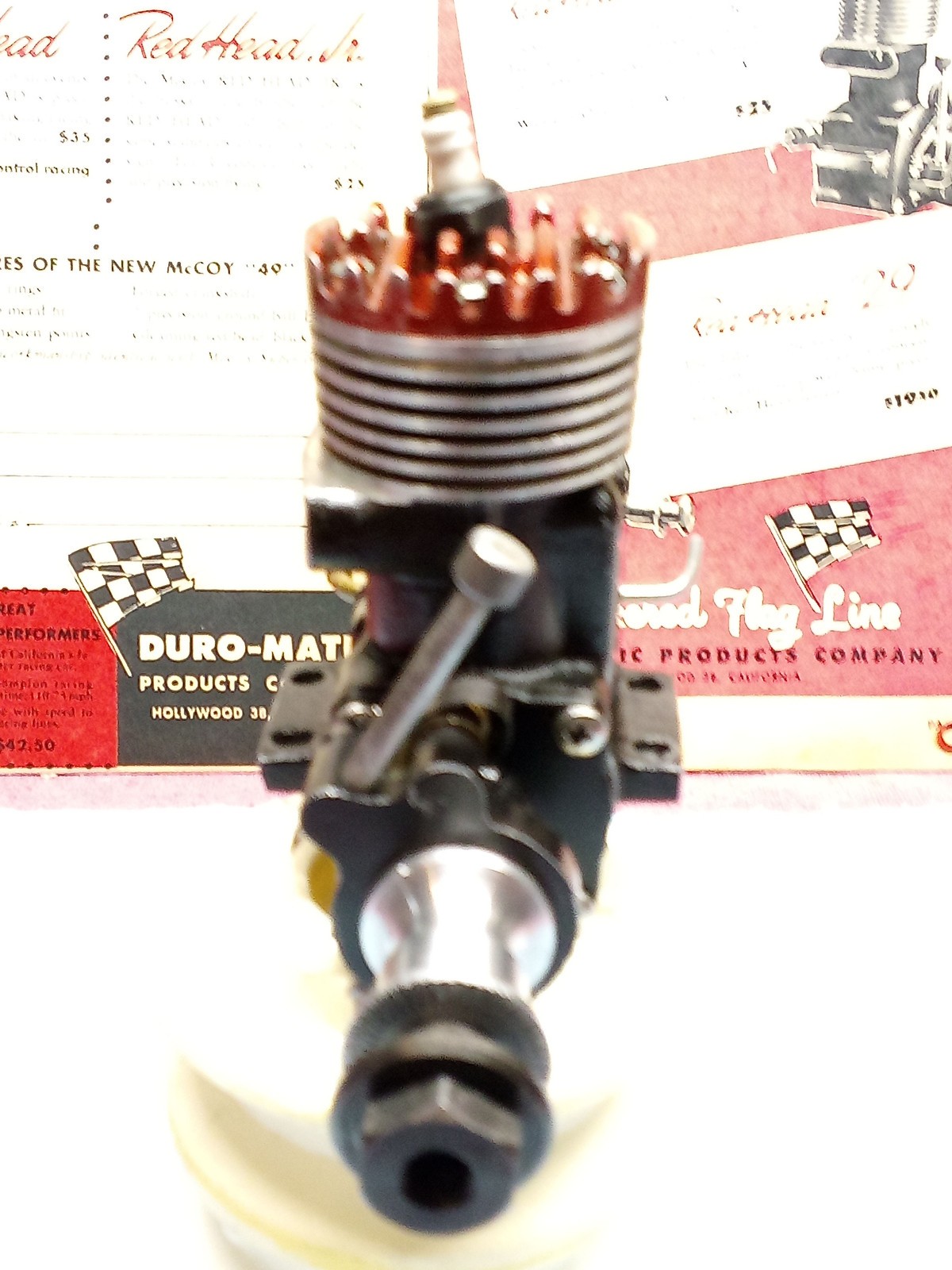 Vintage McCoy Red Head 29 Racing Ignition Engine 1947 - #231