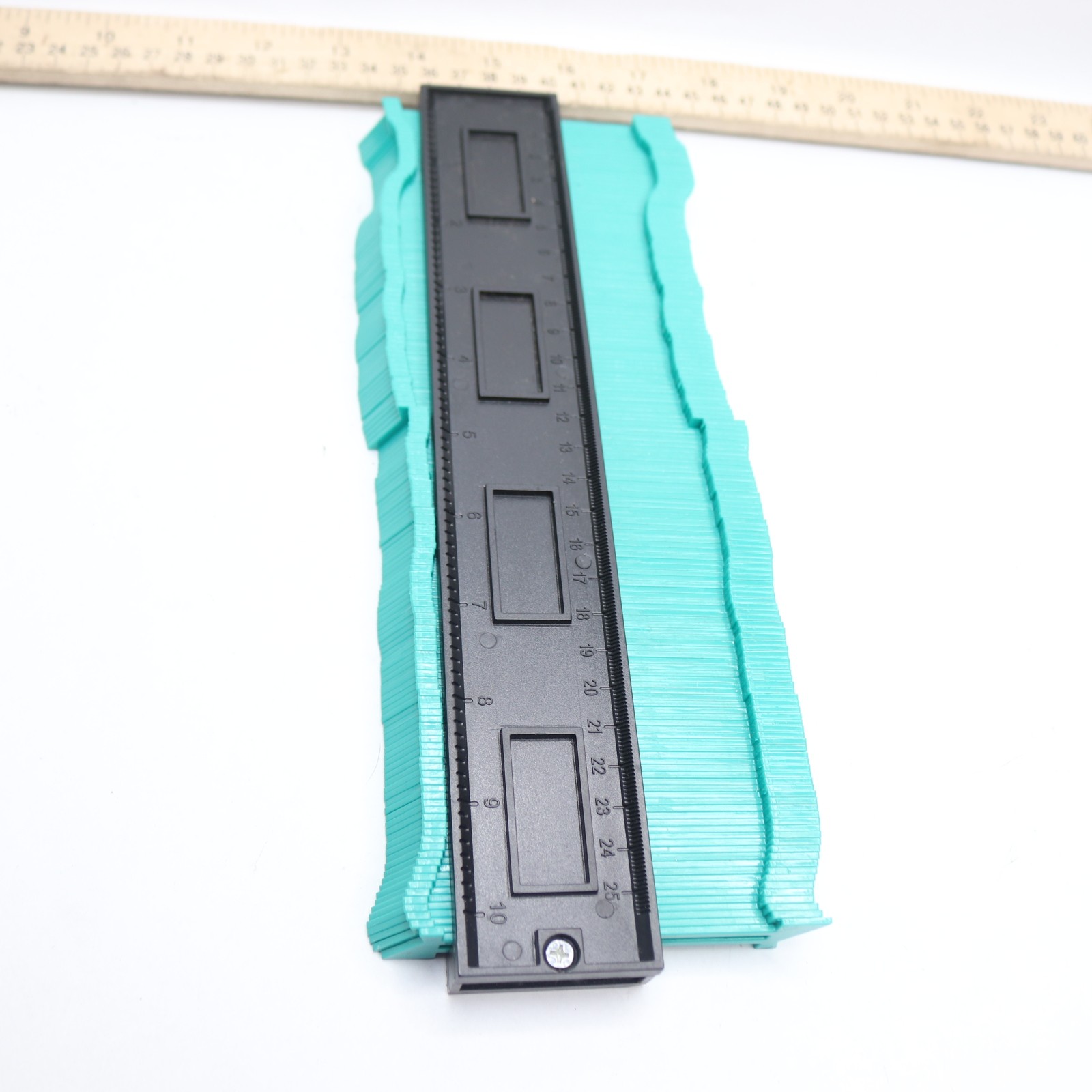 Contour Gauge Duplicator Widen Profile Measuring Tool ABS Plastic 10"