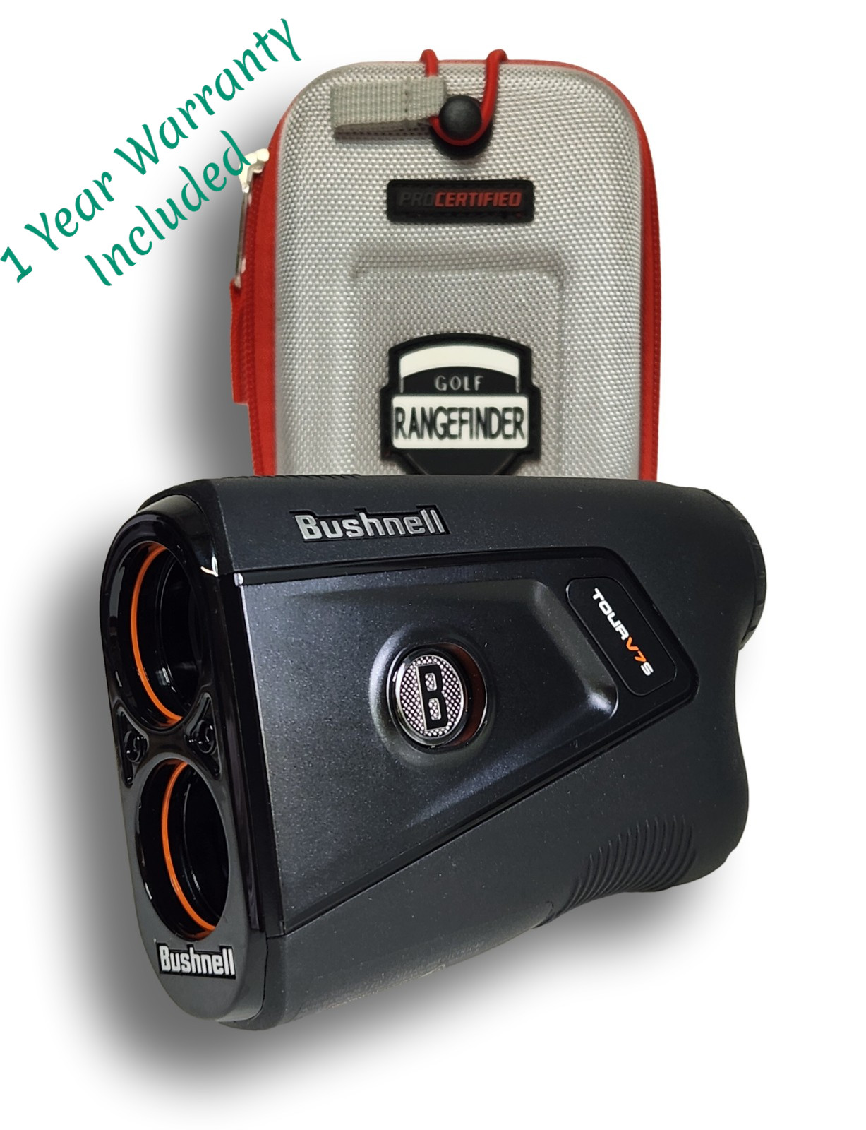 Excellent Bushnell Tour V7 Shift / Slope Golf Rangefinder Black w/ 1yr Warranty