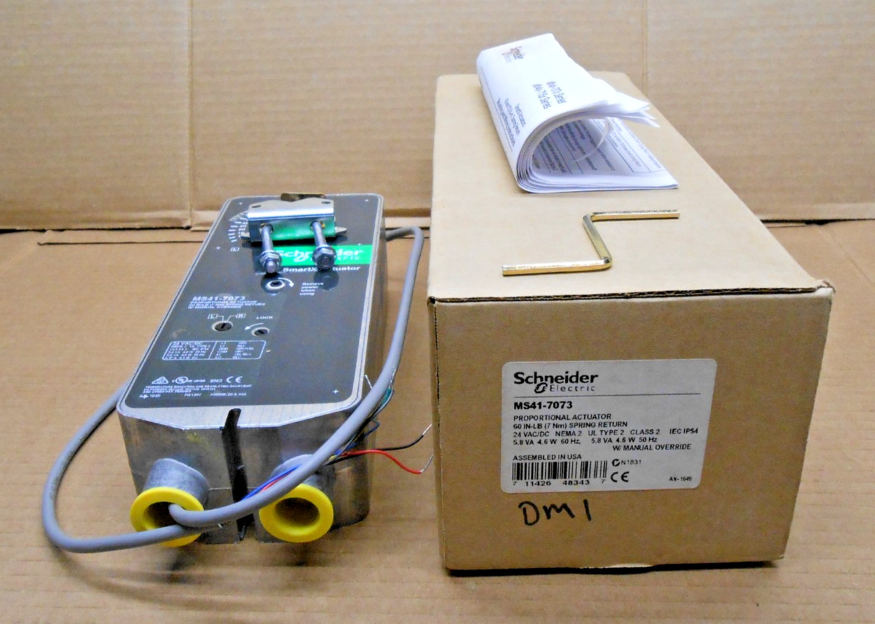 SCHNEIDER MS41-7073 PROPORTIONAL ACTUATOR 60 IN-LB 7NM SPRING RETURN