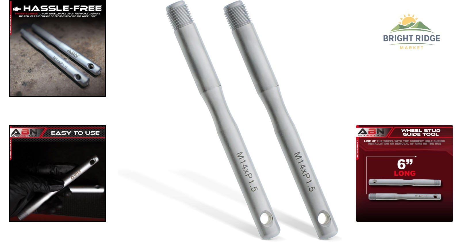2 Pack Wheel Alignment Pins for Protecting Brake System During Install