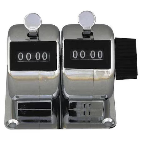 Enm M4502 Counter, Hand Tally, 2 Gang, 4 Digits