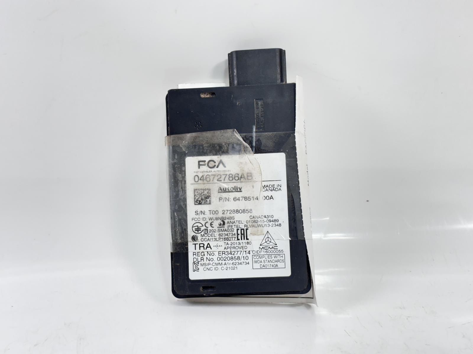 Used Park Assist Control Module fits: 2019 Chrysler Pacifica Driver Assist park