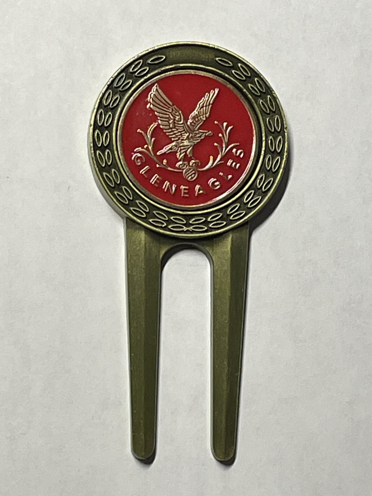 Gleneagles Hotel GC Divot Tool & 1" Coin Golf Marker - Perth & Kinross, Scotland