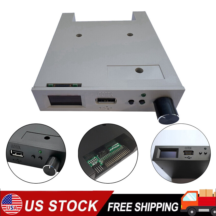 FlashFloppy Firmware V3.41 GOTEK Floppy emulator AT32F435 SFR1M44 - U100 LQD
