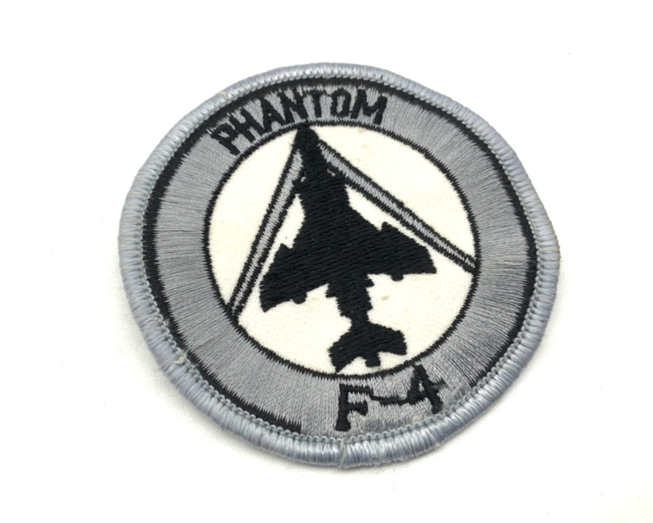 USAF Phantom E-4 patch original from the 70's gray white black