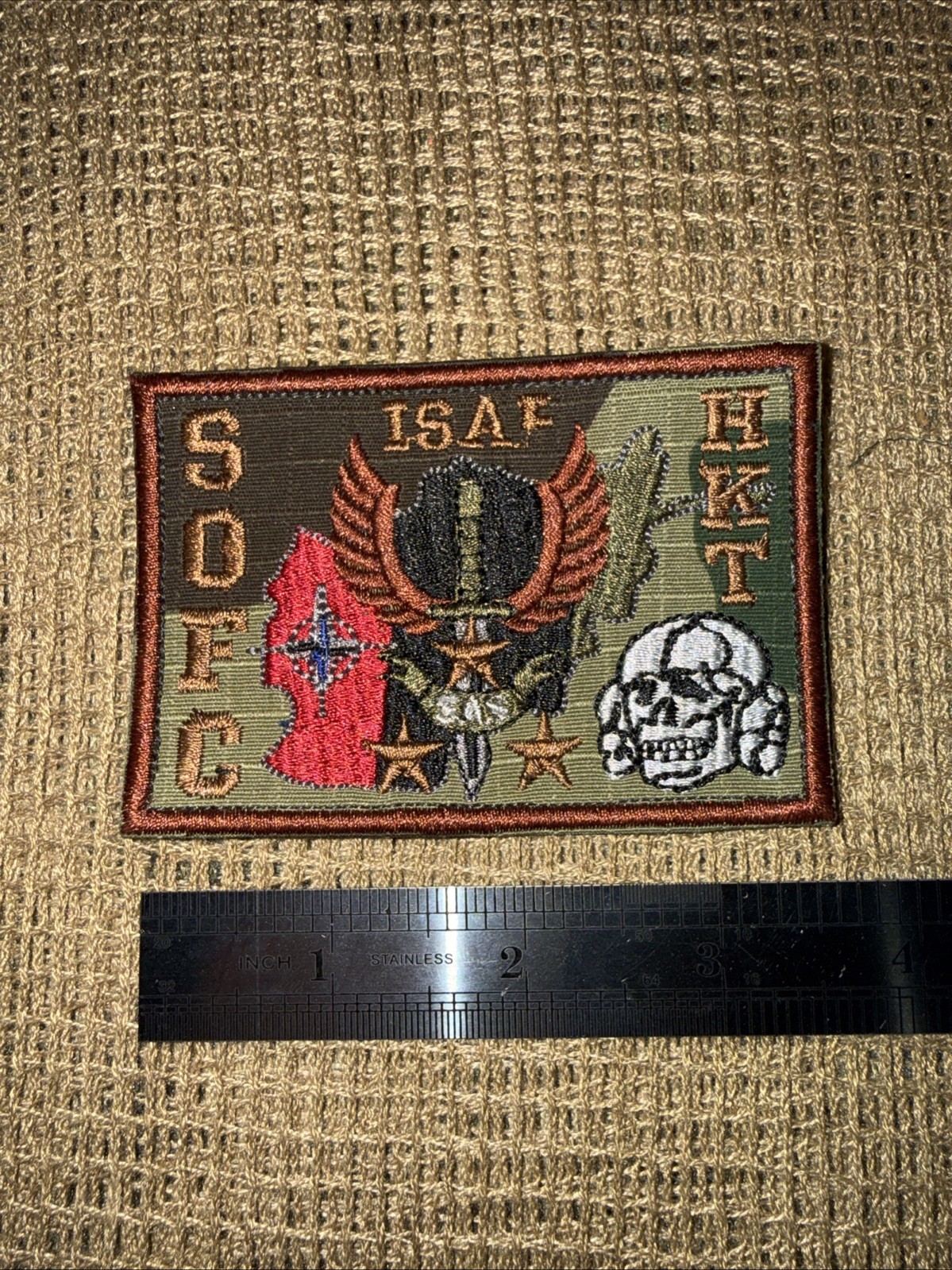French Foreign Legion ISAF SOFC HKT SAS Afgan War Camo Patch