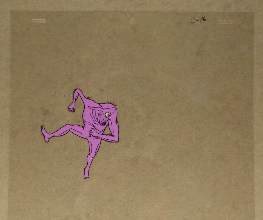 GhostBusters Original Production Drawing And Cel 71-34 Used Cond.